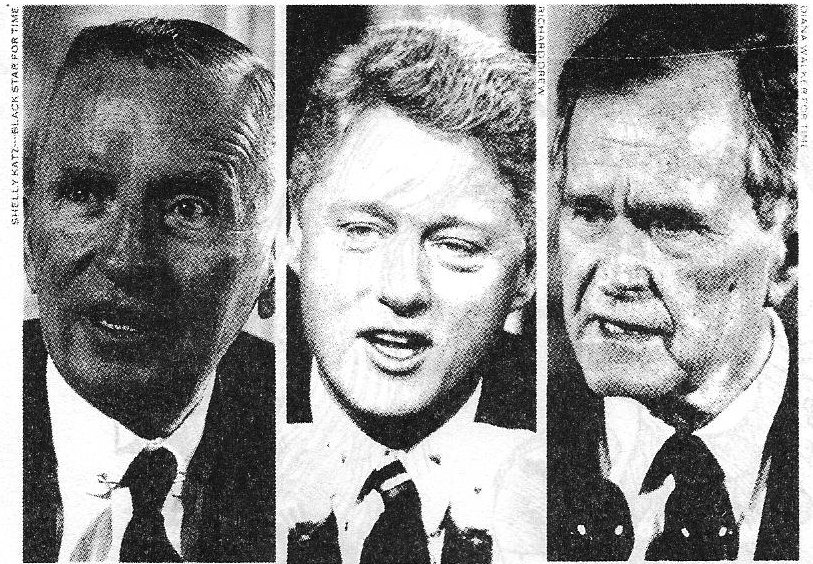 Perot, Clinton, Bush